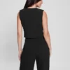 Dina Cropped Blazer Vest