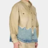 Distressed Canvas Shirt Jacket