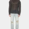 Distressed Knit Sweater