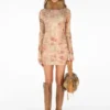Distressed Mesh Dress
