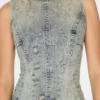 Distressed Mini Denim Dress
