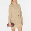 Distressed Sweater Dress