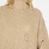 Distressed Sweater Dress