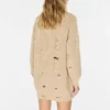 Distressed Sweater Dress