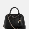 Dita Debossed Peony Dome Satchel