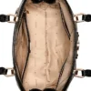 Dita Debossed Peony Dome Satchel