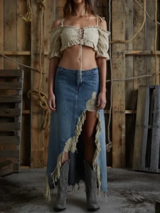 Dyed Sangallo Top
