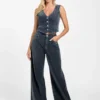 Eco Adele Denim Vest