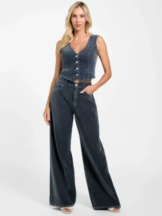 Eco Adele Denim Vest