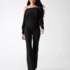 Eco Adri Off-The-Shoulder Crystal Top