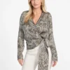 Eco Alanis Printed Wrap Blouse