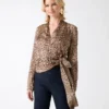 Eco Alanis Printed Wrap Blouse