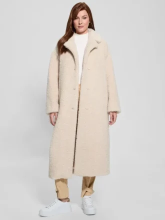 Eco Alina Teddy Longline Coat