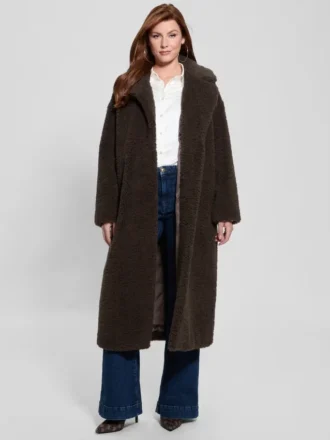 Eco Alina Teddy Longline Coat