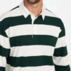 Eco Alpine Stripe Rugby Polo