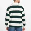 Eco Alpine Stripe Rugby Polo
