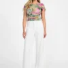 Eco Amaya Printed Mesh Top