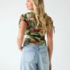 Eco Amaya Printed Mesh Top