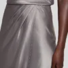 Eco Anastasia Midi Satin Skirt