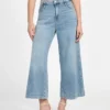 Eco Bellflower Cropped Wide Leg Jeans
