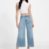 Eco Bellflower Cropped Wide Leg Jeans