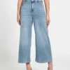 Eco Bellflower Cropped Wide Leg Jeans
