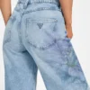 Eco Bellflower Floral Wide Leg Jeans