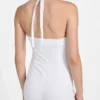 Eco Blair Halter Denim Jumpsuit