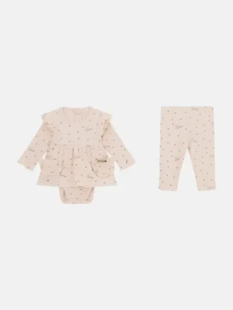 Eco Bodysuit Dress and Pants Set (0-12M)