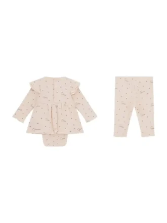 Eco Bodysuit Dress and Pants Set (0-12M)
