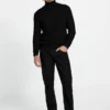 Eco Brandon Cable-Knit Turtleneck Sweater