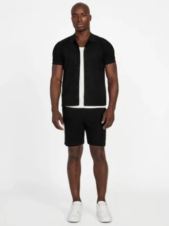 Eco Calvin Chevron-Knit Shorts