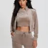 Eco Couture Full-Zip Sweatshirt