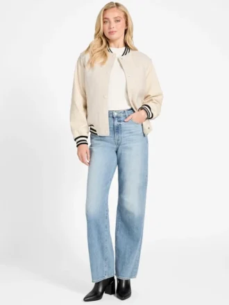 Eco Danielle Boucle Varsity Jacket