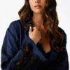 Eco Daphne Long Satin Kimono