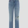 Eco Destroyed Mom Jeans