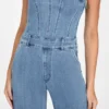 Eco Donna Strapless Denim Jumpsuit