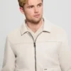 Eco Faux-Suede Trucker Jacket