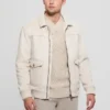 Eco Faux-Suede Trucker Jacket