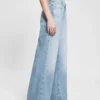 Eco Featherweight Mid-Rise Palazzo Jeans