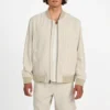 Eco Fletcher Striped Linen Flight Jacket