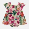 Eco Floral Bodysuit Dress (0-12M)