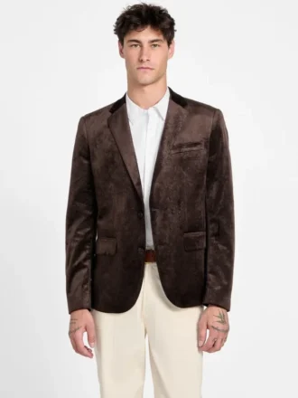 Eco Fulham Embossed Velvet Blazer