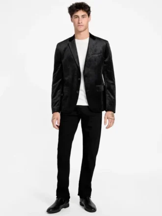Eco Fulham Embossed Velvet Blazer