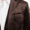 Eco Fulham Embossed Velvet Blazer