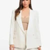 Eco Greta Linen-Blend Blazer