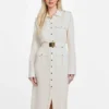 Eco Greta Linen-Blend Safari Dress