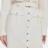 Eco Greta Linen-Blend Safari Dress