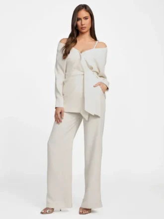 Eco Greta Linen-Blend Wrap Tunic