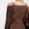 Eco Greta Linen-Blend Wrap Tunic